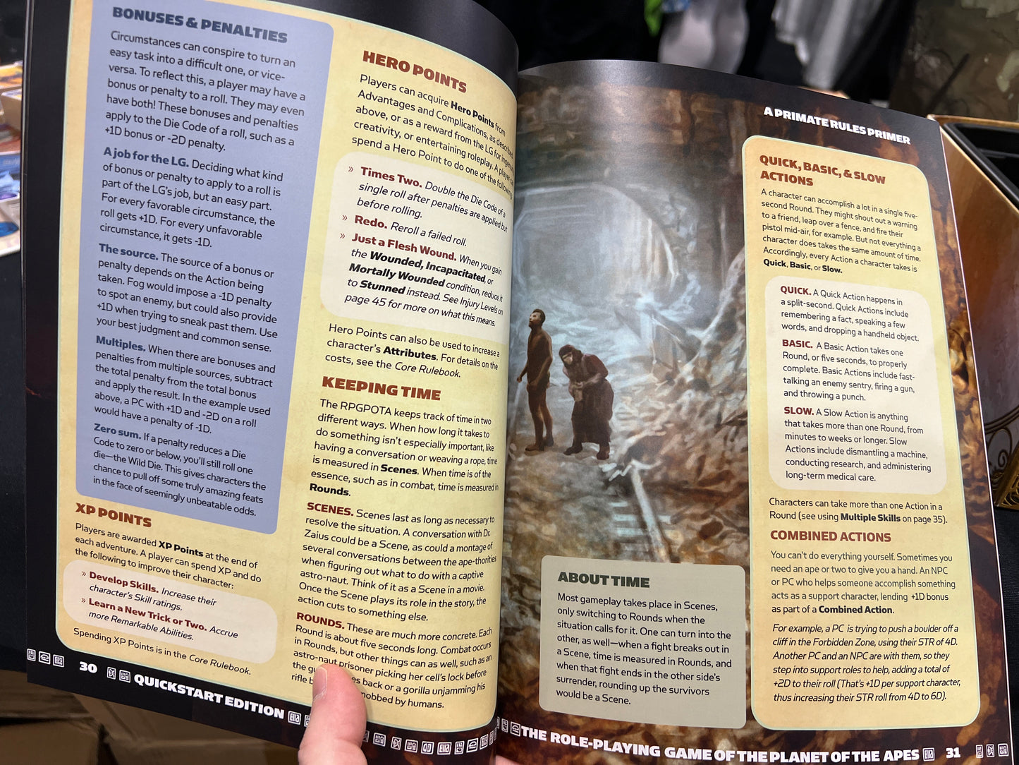 PLANET OF THE APES RPG QuickStart Guide