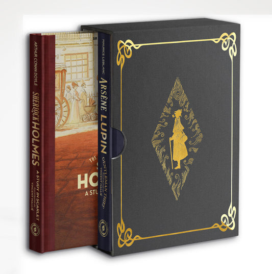 SHERLOCK HOLMES / ARSENE LUPIN SLIPCASE SET by Vincent Mallie