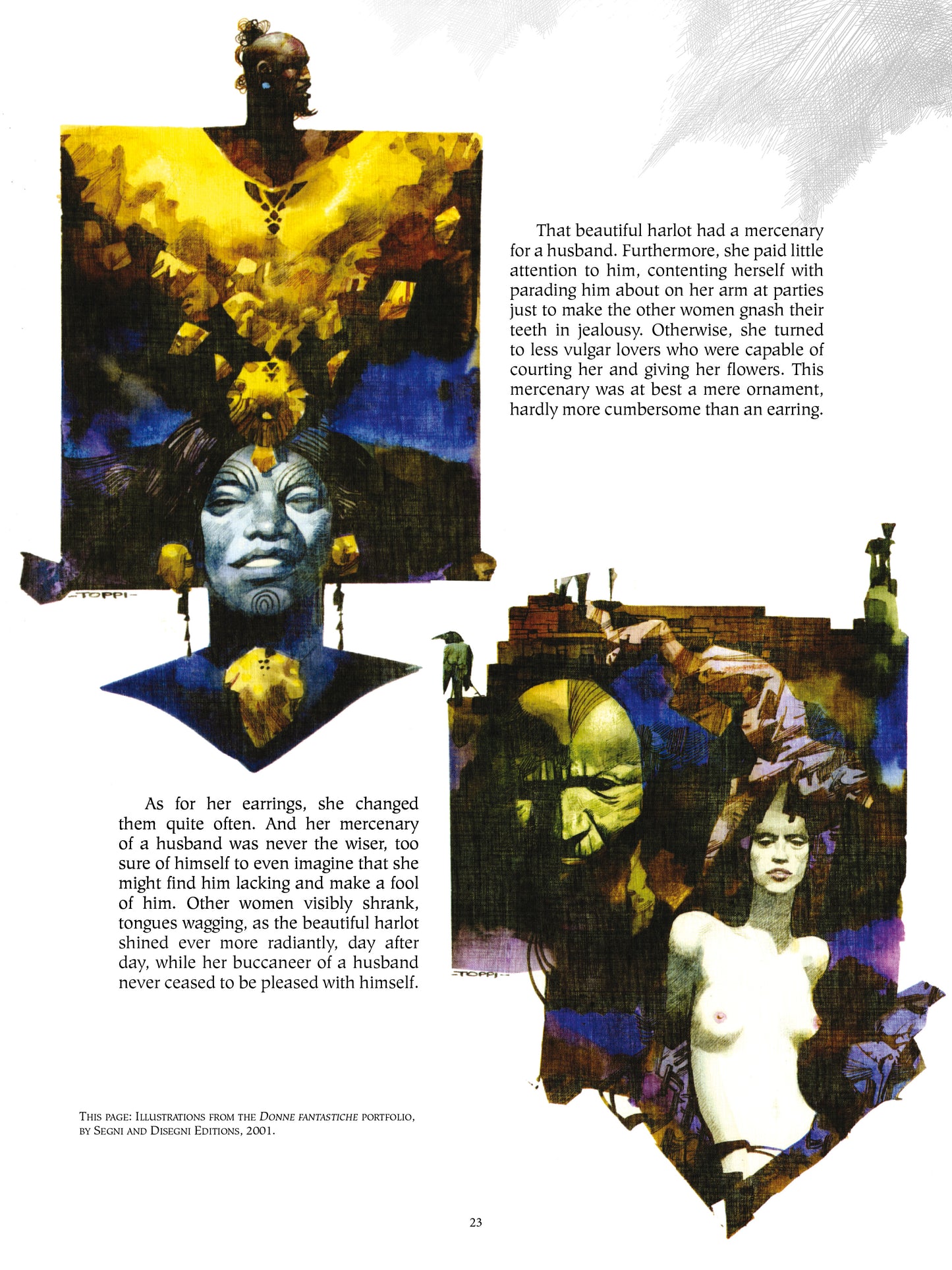 THE TOPPI GALLERY: HARLOTS AND MERCENARIES, by Sergio Toppi
