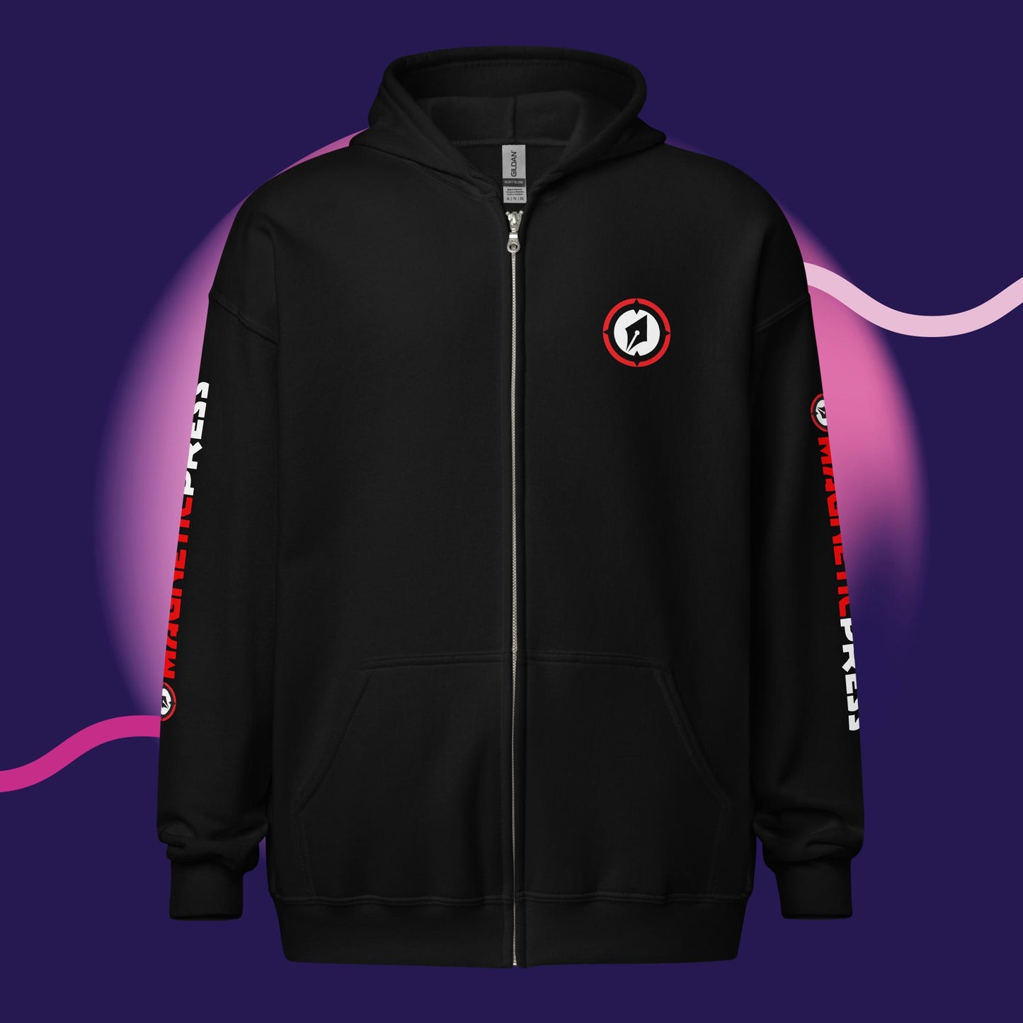 Magnetic heavy blend zip hoodie