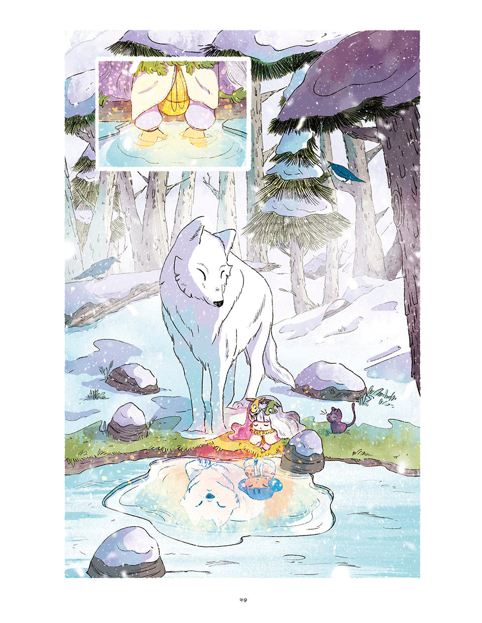BETWEEN SNOW AND WOLF, by Domergue and Canac