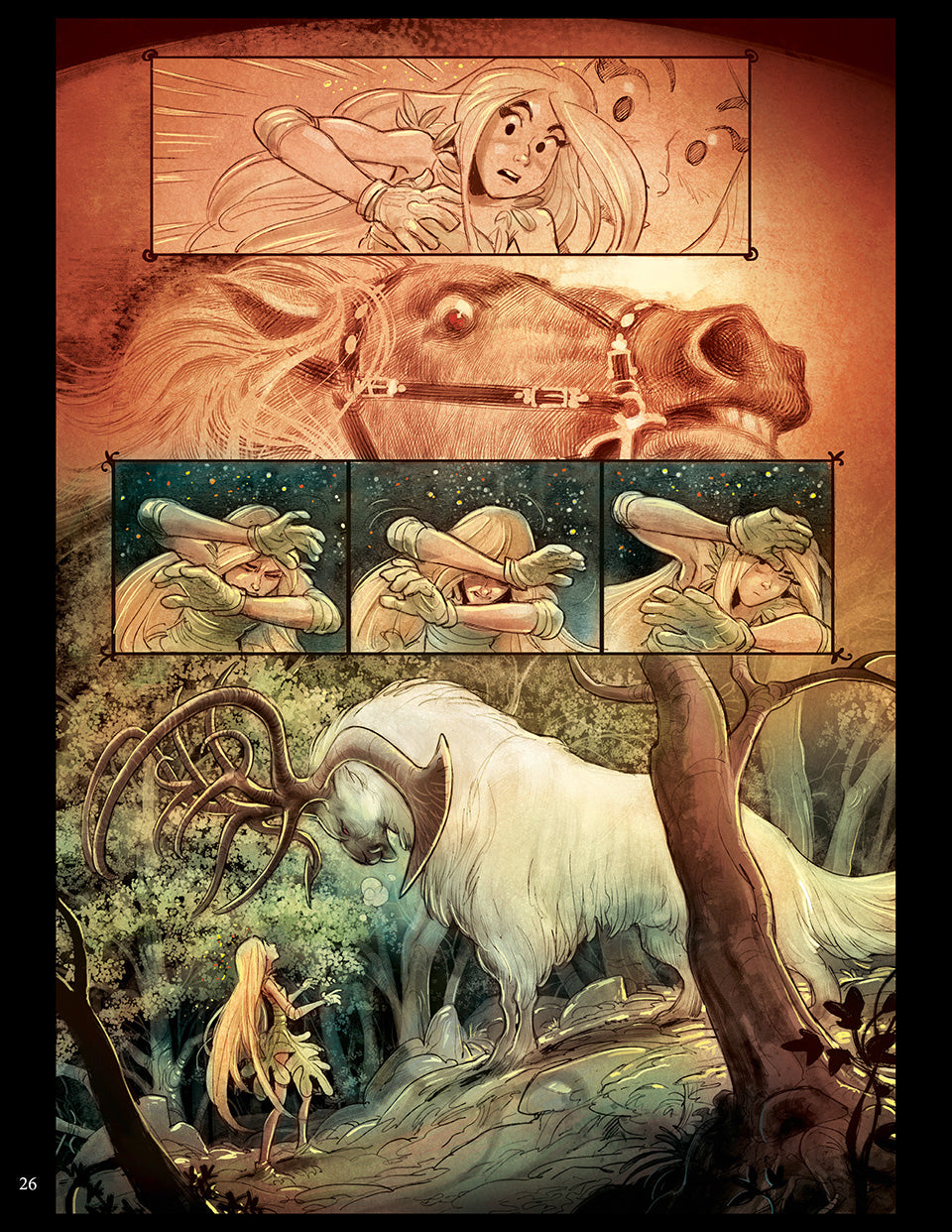 BRINDILLE by Brremaud and Bertolucci (original cover)+Bonuses