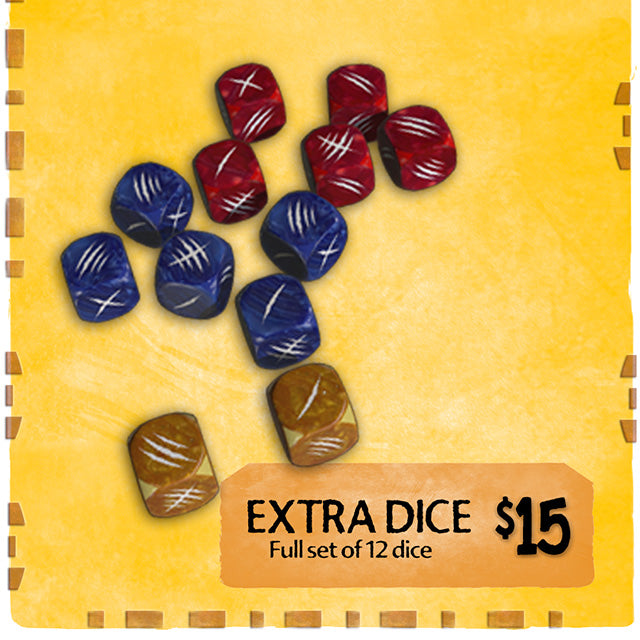 KLAW Dice set (x12)