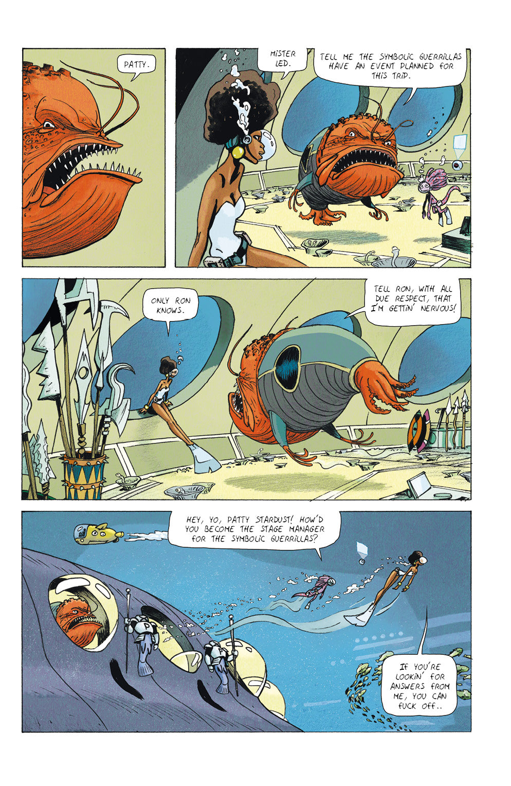INFINITY 8 vol. 4: SYMBOLIC GUERRILLA, by Lewis Trondheim, Martin Trystram, and Kris