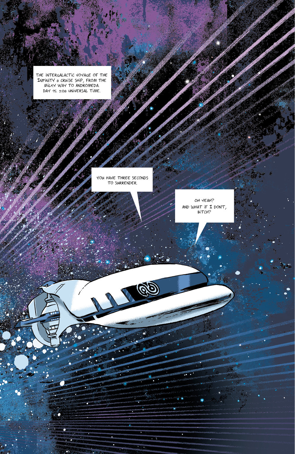 INFINITY 8 vol. 3: THE GOSPEL ACCORDING TO EMMA, by Trondheim, Vehlmann, and Balez