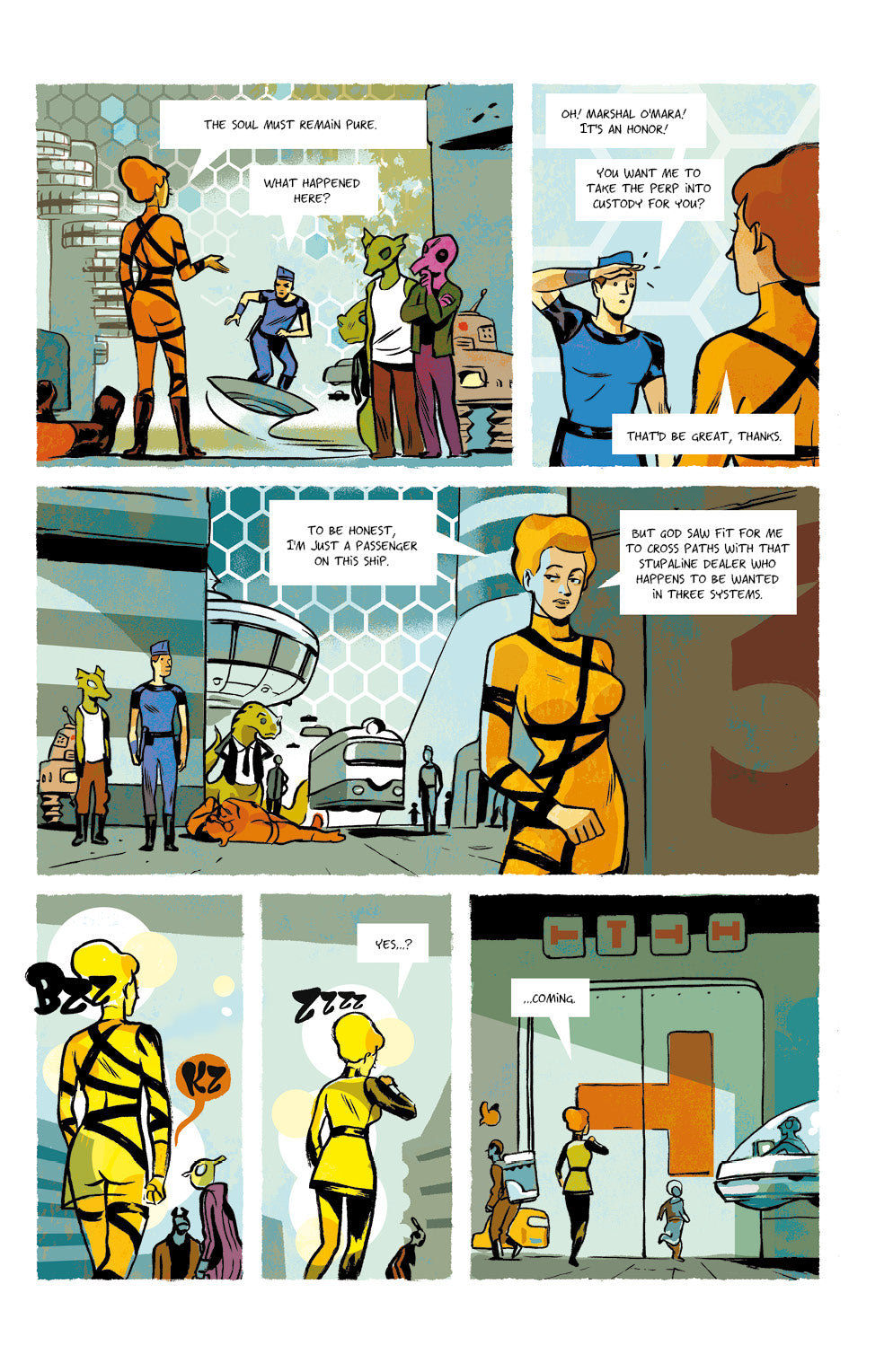 INFINITY 8 vol. 3: THE GOSPEL ACCORDING TO EMMA, by Trondheim, Vehlmann, and Balez