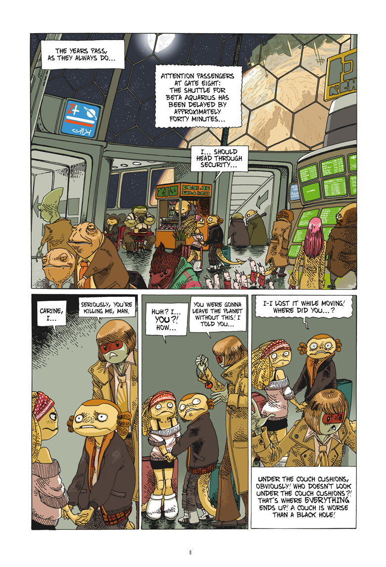 INFINITY 8 vol. 7: ALL FOR NOTHING, by Lewis Trondheim and Boulet
