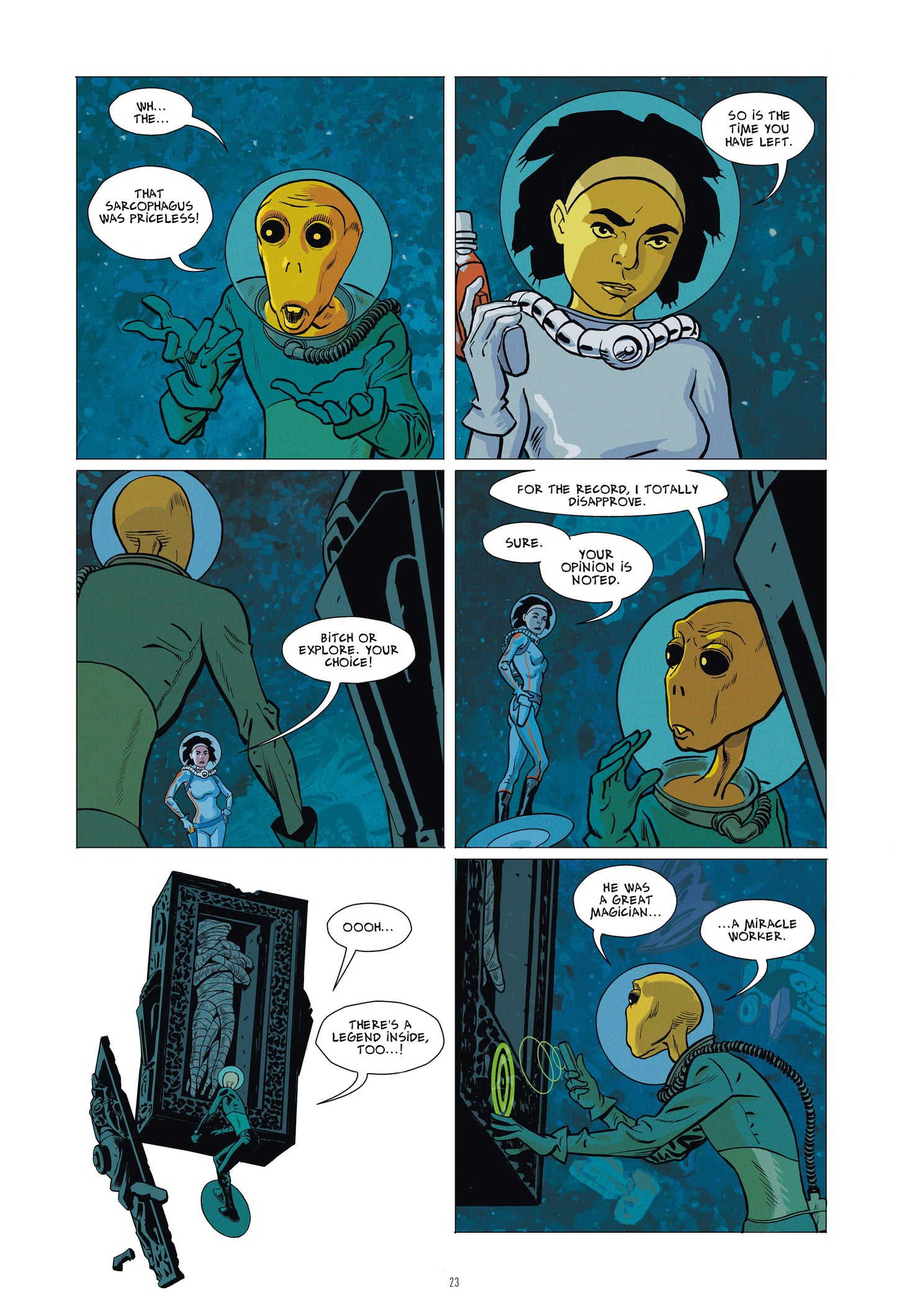 INFINITY 8 vol. 6: ULTIMATE KNOWLEDGE, by Lewis Trondheim, Emmanuel Guibert, and Franck Biancarelli