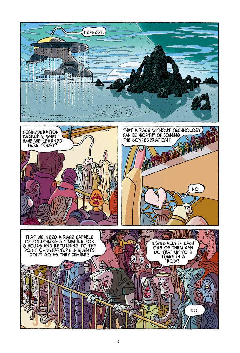 INFINITY 8 vol. 8: UNTIL THE END, by Lewis Trondheim and Killoffer
