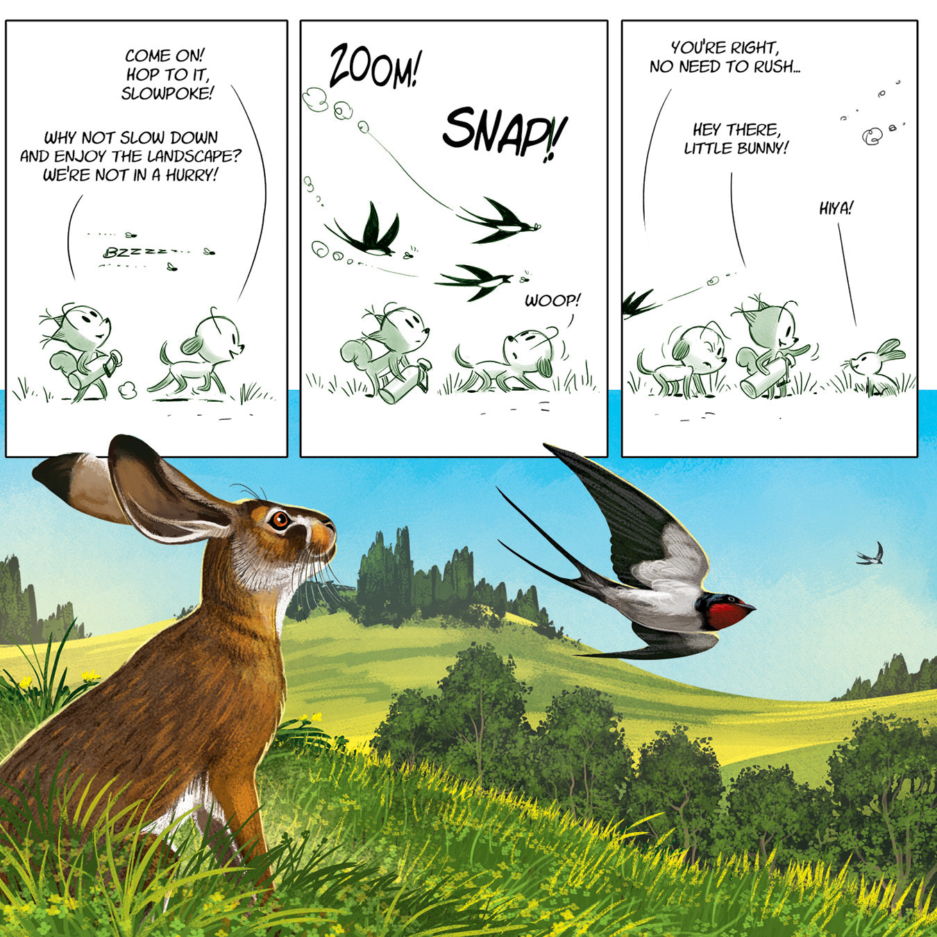 LITTLE TAILS ON THE FARM, by Brrémaud and Bertolucci