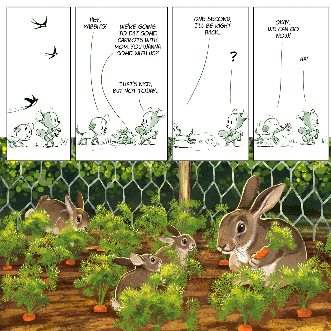 LITTLE TAILS ON THE FARM, by Brrémaud and Bertolucci