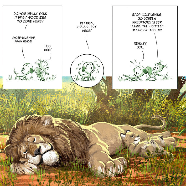 LITTLE TAILS IN THE SAVANNAH, by Brrémaud & Bertolucci
