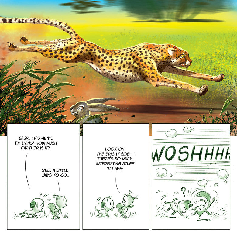 LITTLE TAILS IN THE SAVANNAH, by Brrémaud & Bertolucci