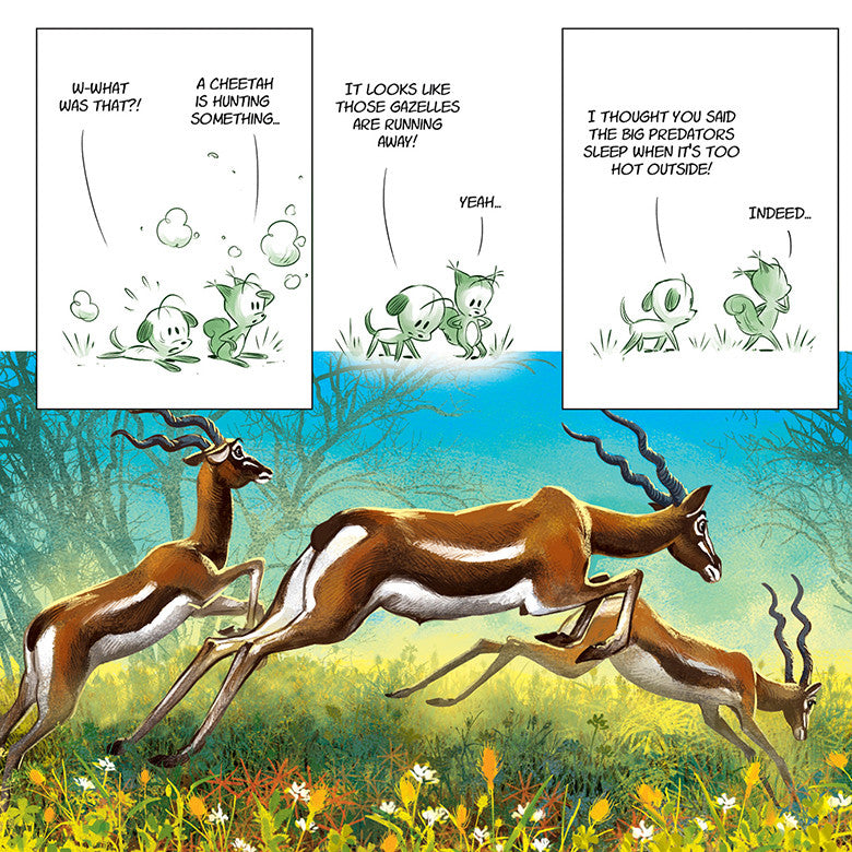 LITTLE TAILS IN THE SAVANNAH, by Brrémaud & Bertolucci