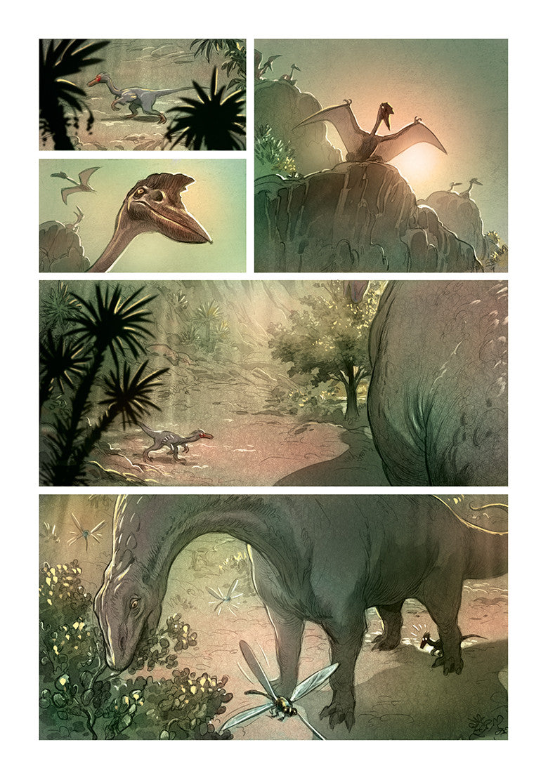 LOVE: THE DINOSAUR, by Brrémaud & Bertolucci