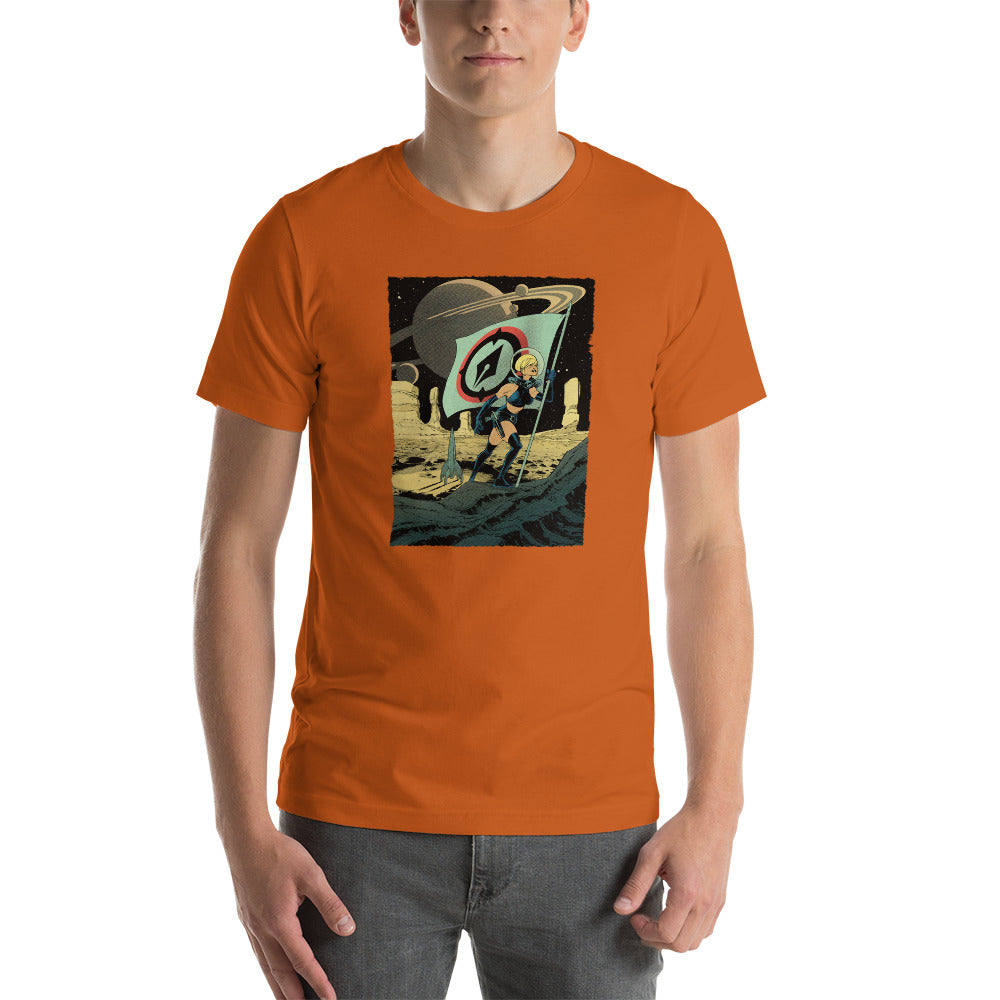 Vatine Space Girl (on color) Unisex t-shirt