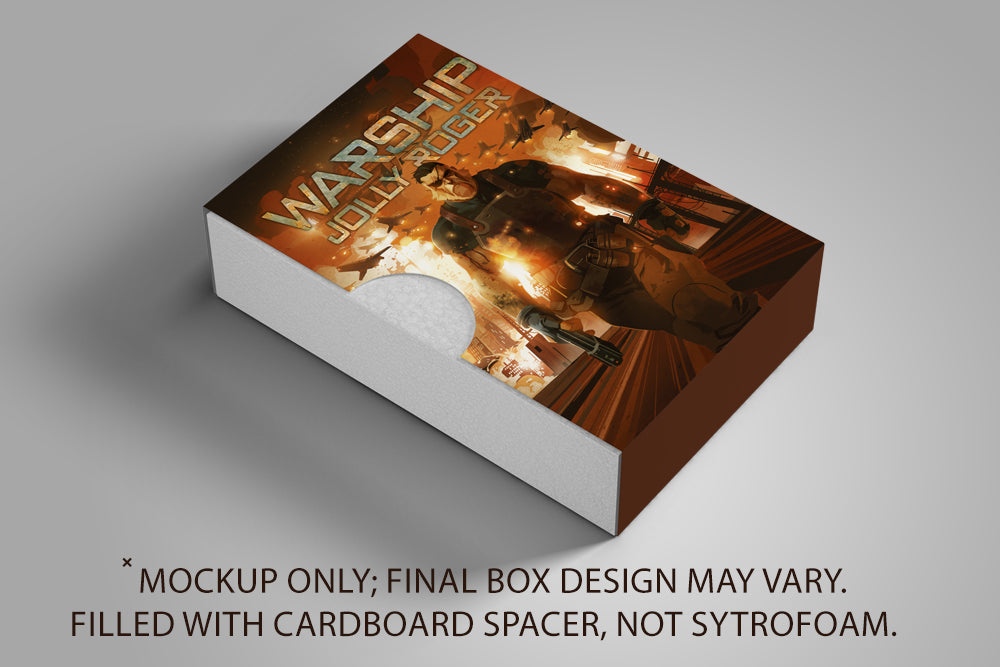 WARSHIP JOLLY ROGER - Empty Slipcase Box