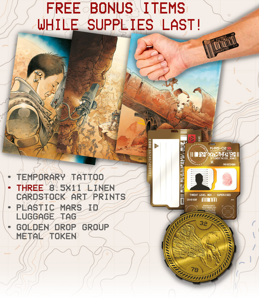 ON MARS - Slipcase Set + Bonuses