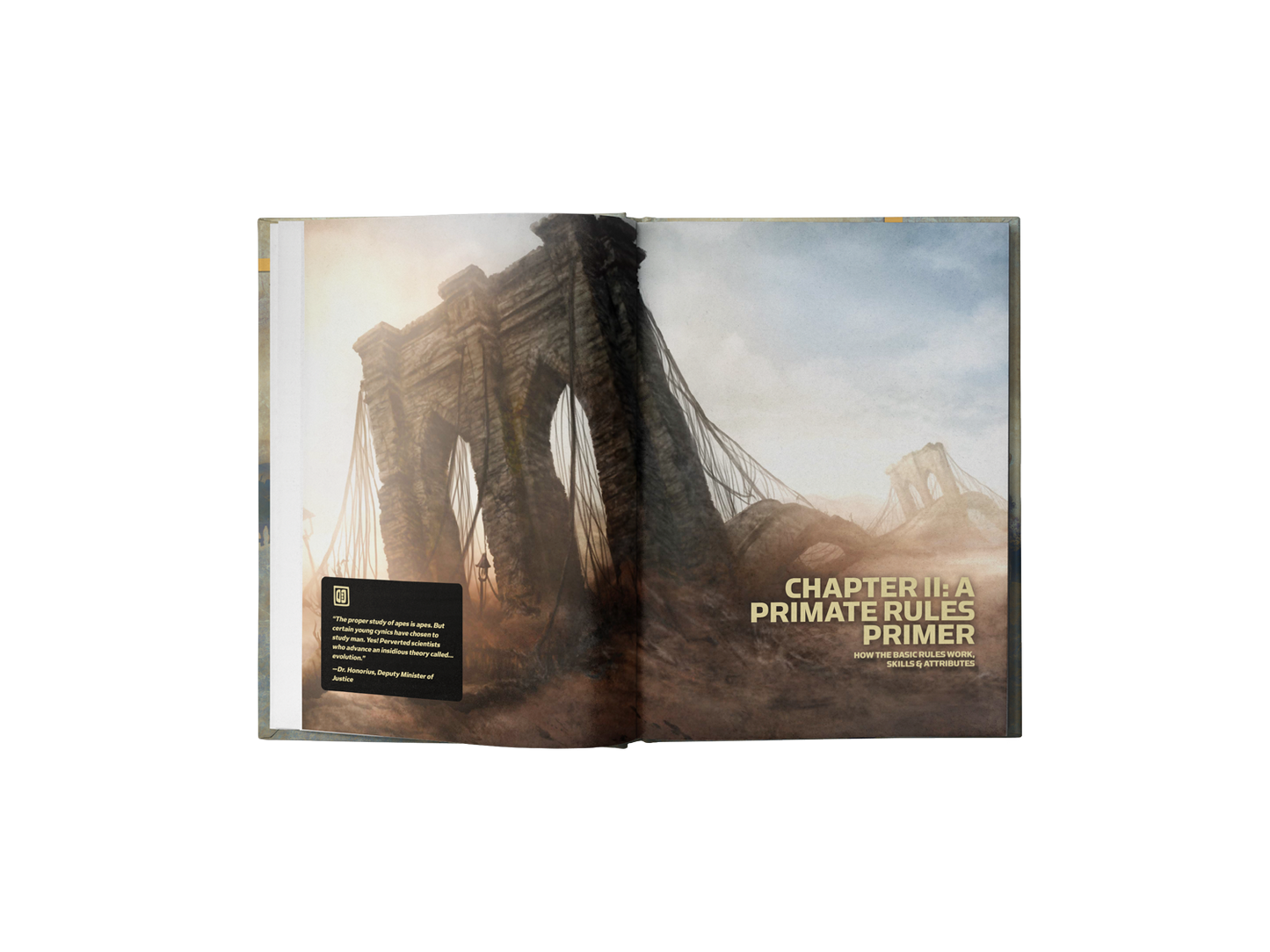 PLANET OF THE APES RPG:  CORE RULEBOOK - Hardcover