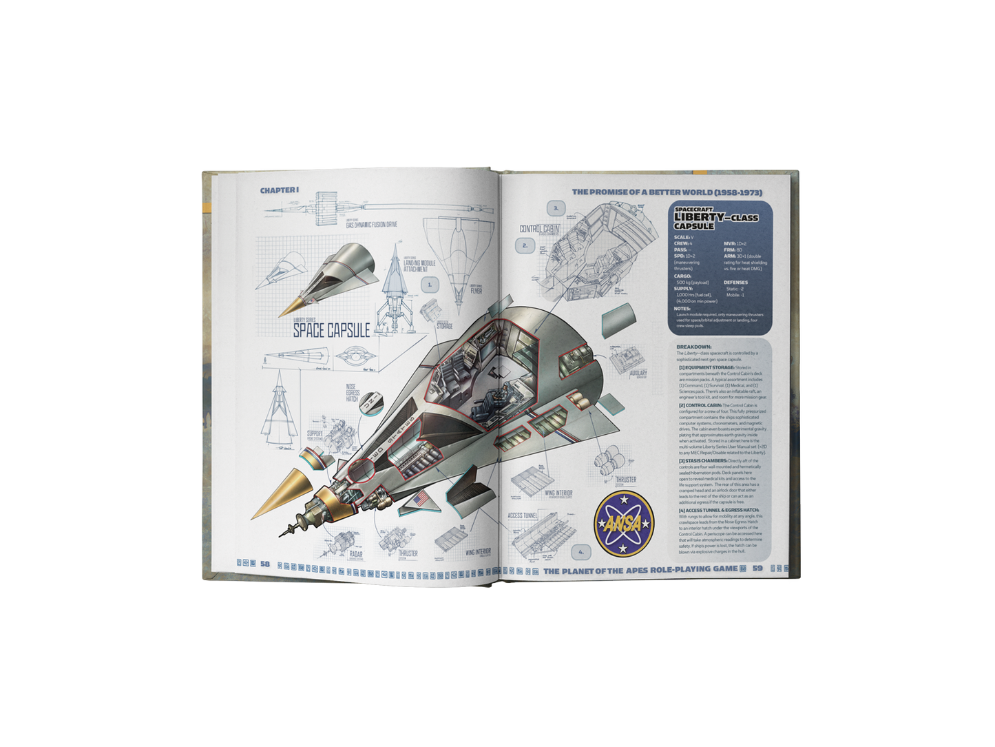 PLANET OF THE APES RPG: Ultra-Deluxe White Slipcase Set + Bonuses