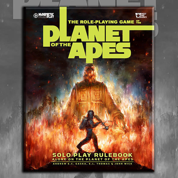 PLANET OF THE APES RPG:  Solo Rulebook - Hardcover
