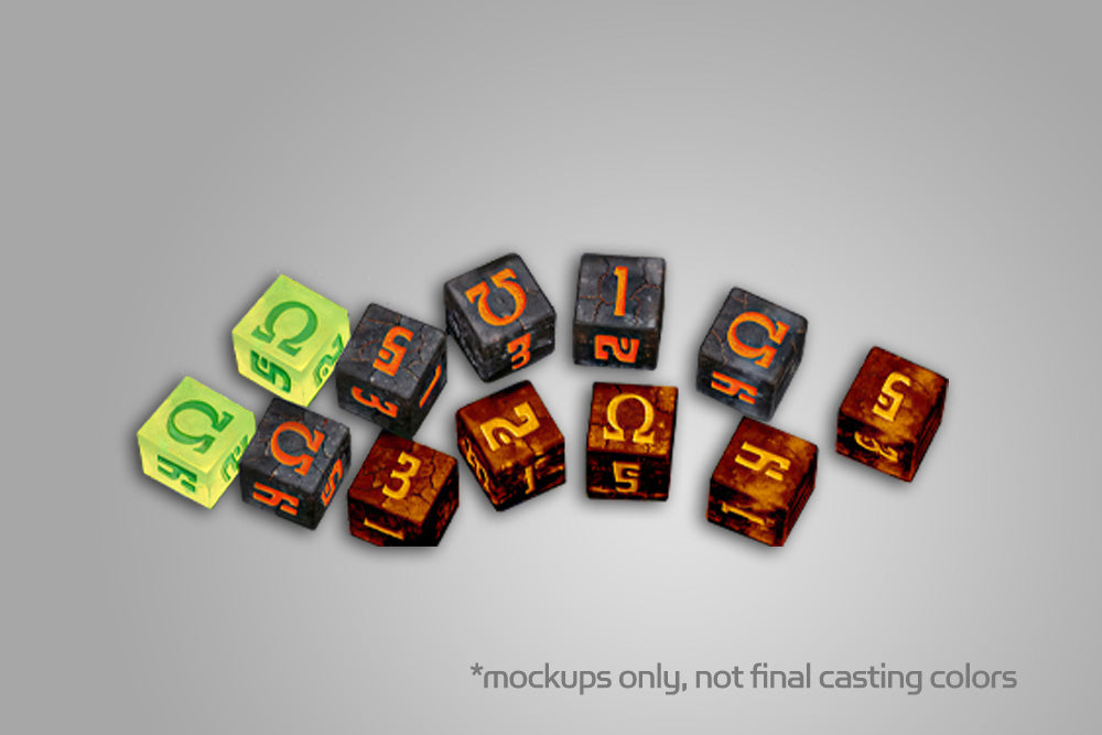 PLANET OF THE APES RPG: Extra POTARPG Dice (x12)