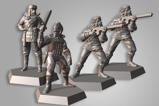 PLANET OF THE APES RPG: Extra Gorilla Minis (x4)