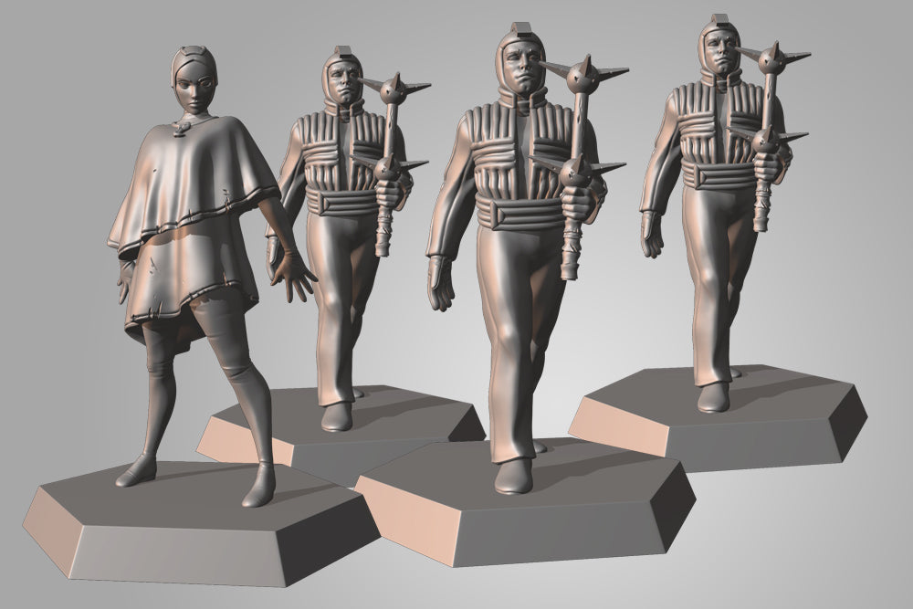 PLANET OF THE APES RPG: Extra Mutant Minis (x4)