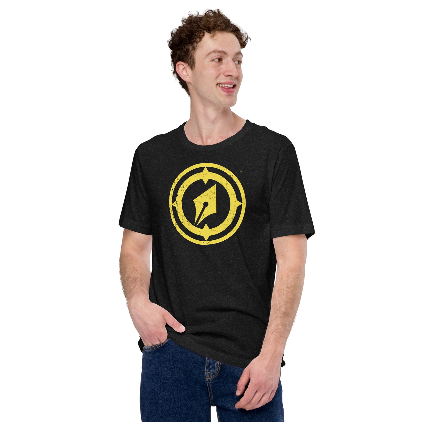 MC24 yellow logo Unisex t-shirt