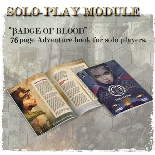 CARBON GREY RPG: Badge of Blood Solo Adventure