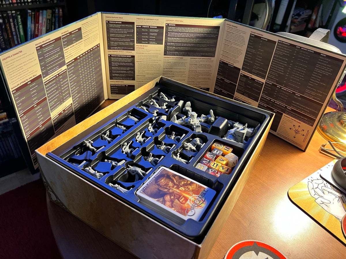 Spacemaster Rpg Box Set Deluxe Carbon Grey Box Set - Magnetic Press Play – Magnetic Press LLC