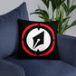 Magnetic Logo Throw Pillow