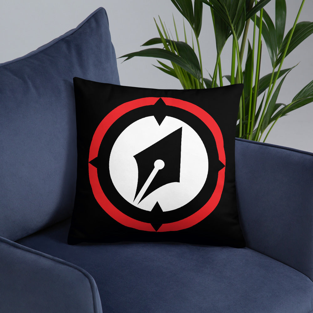 Magnetic Logo Throw Pillow