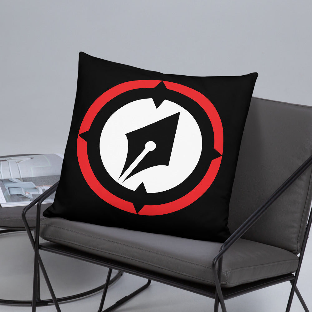 Magnetic Logo Throw Pillow