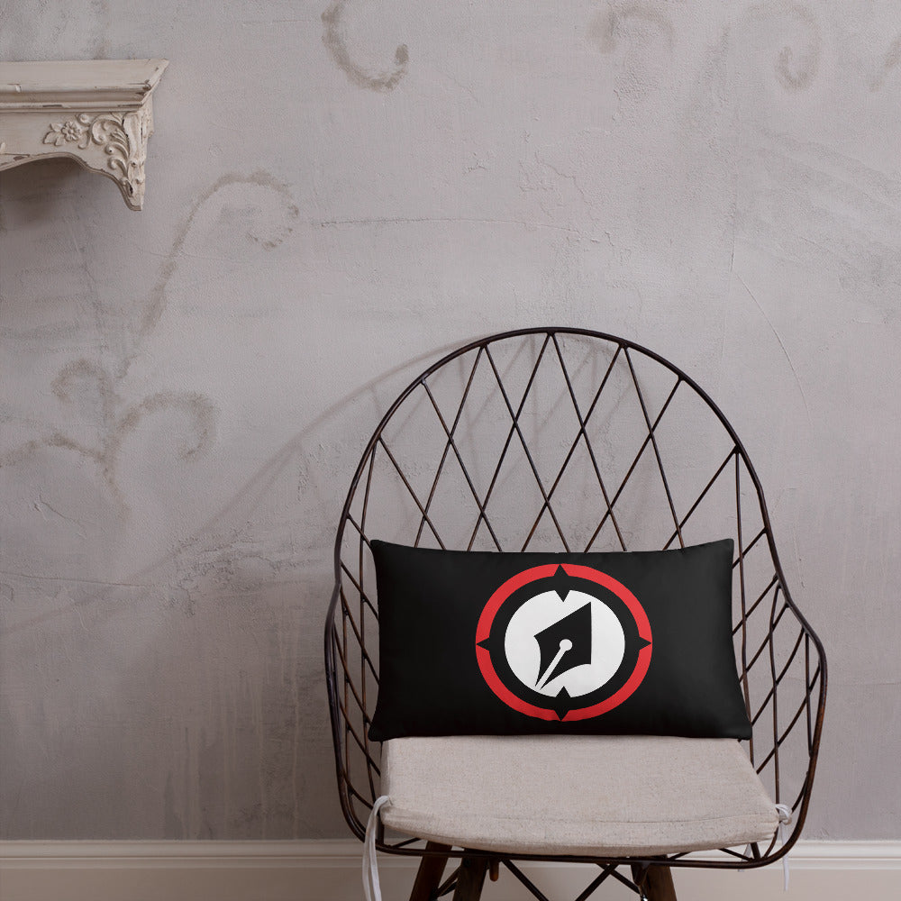 Magnetic Logo Throw Pillow