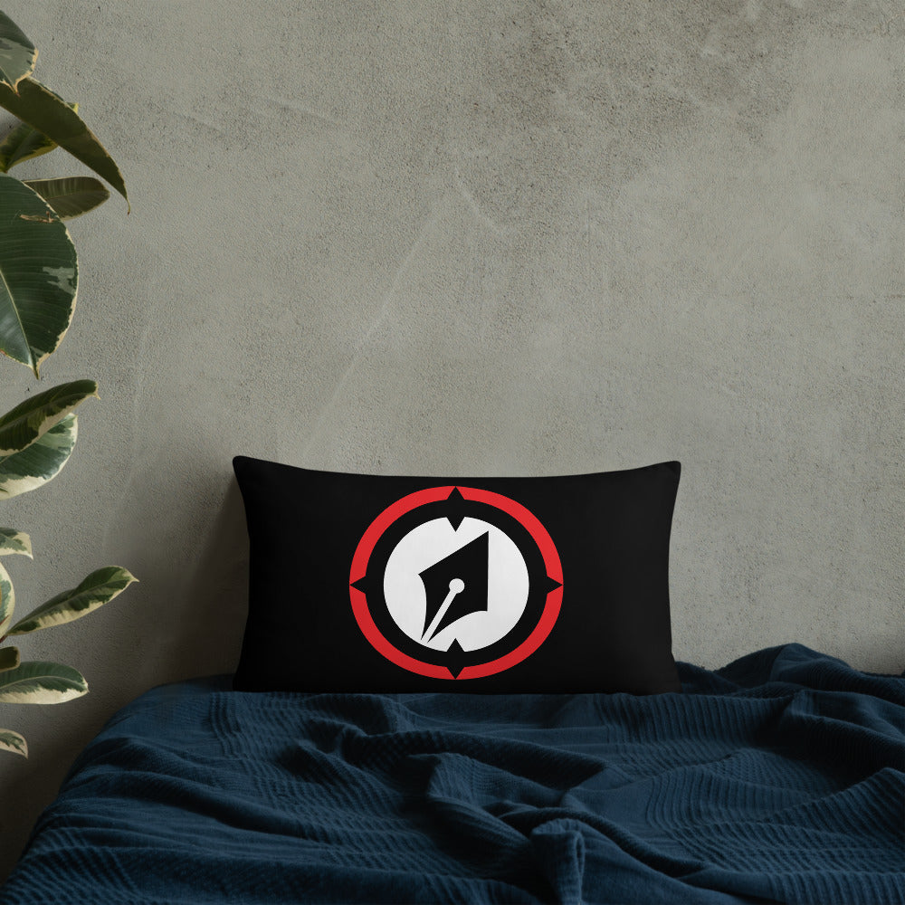 Magnetic Logo Throw Pillow