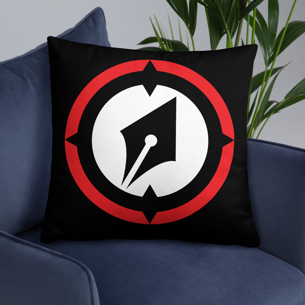 Magnetic Logo Throw Pillow