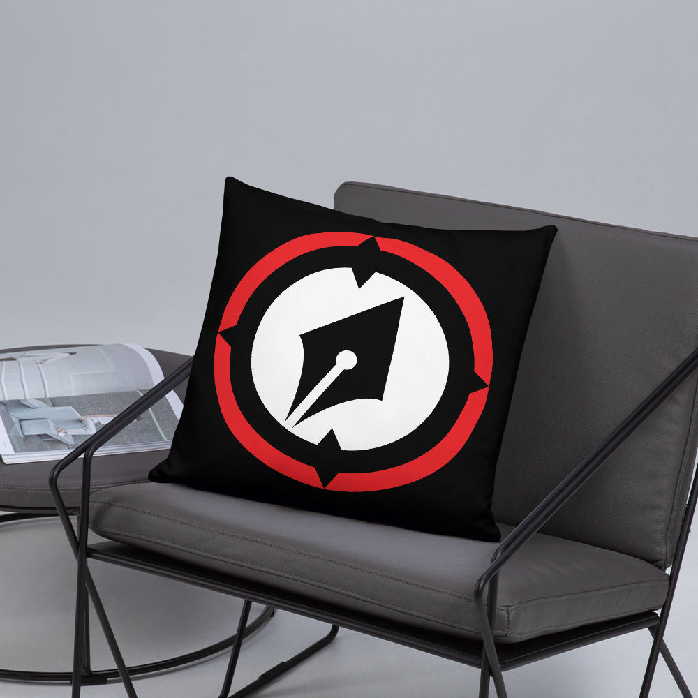 Magnetic Logo Throw Pillow
