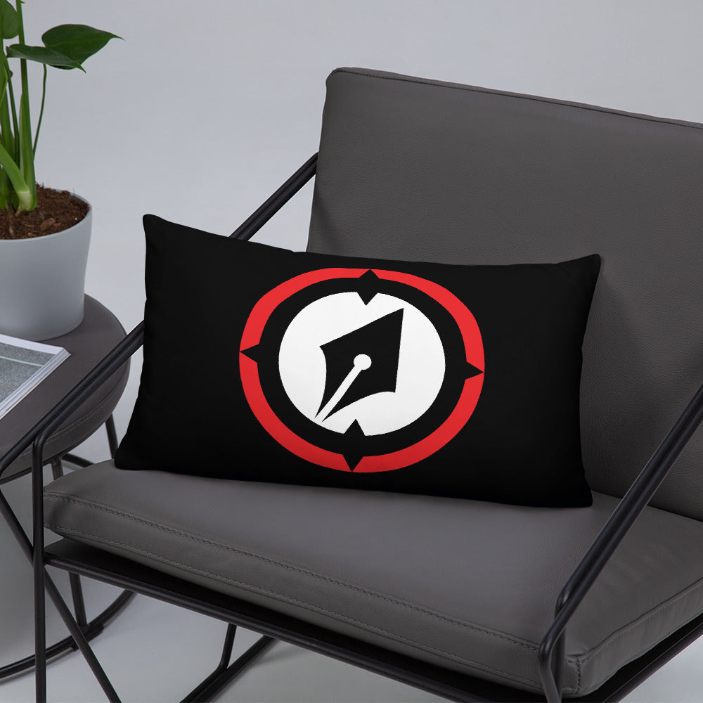 Magnetic Logo Throw Pillow