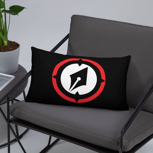 Magnetic Logo Throw Pillow