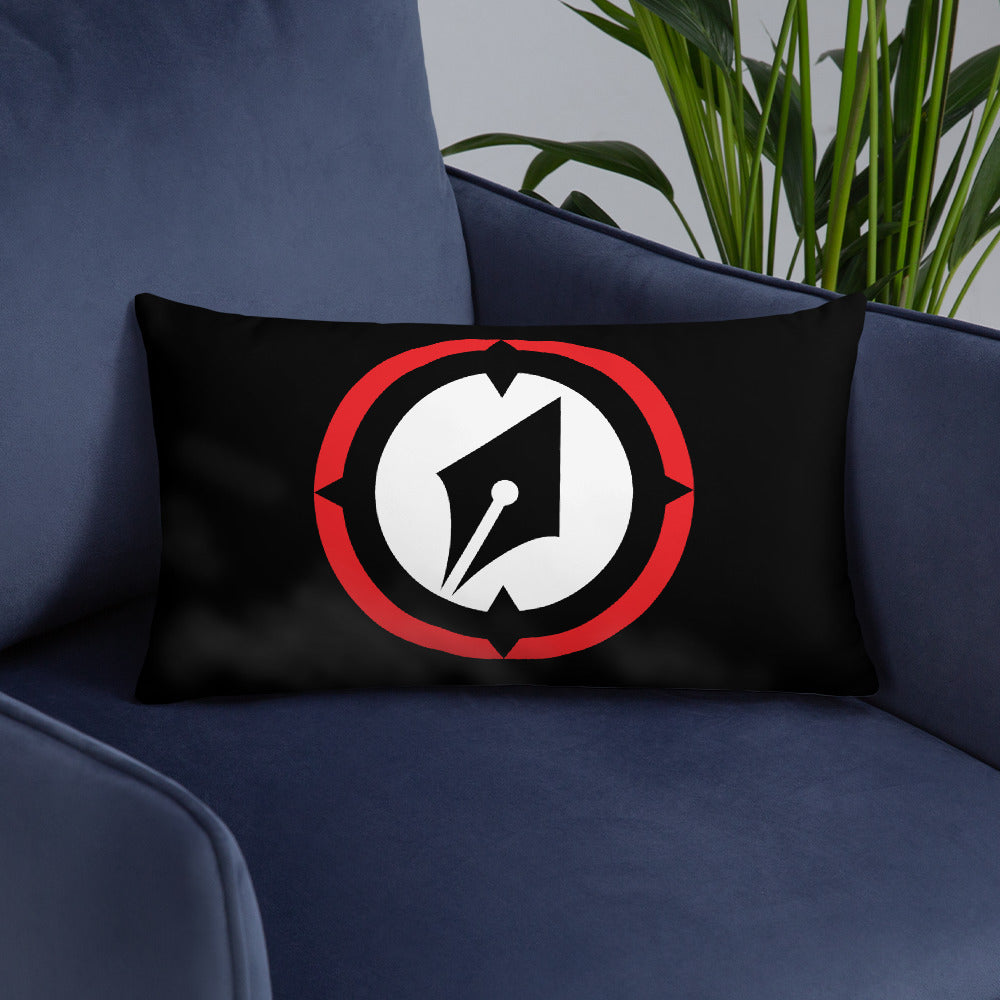 Magnetic Logo Throw Pillow