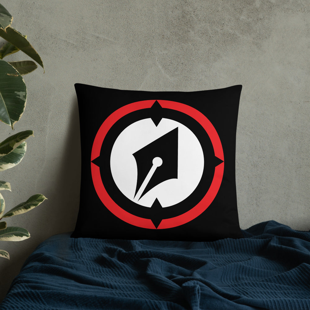 Magnetic Logo Throw Pillow