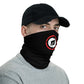 Distressed Magnetic Logo Neck and Face mask