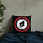 Magnetic Logo Throw Pillow