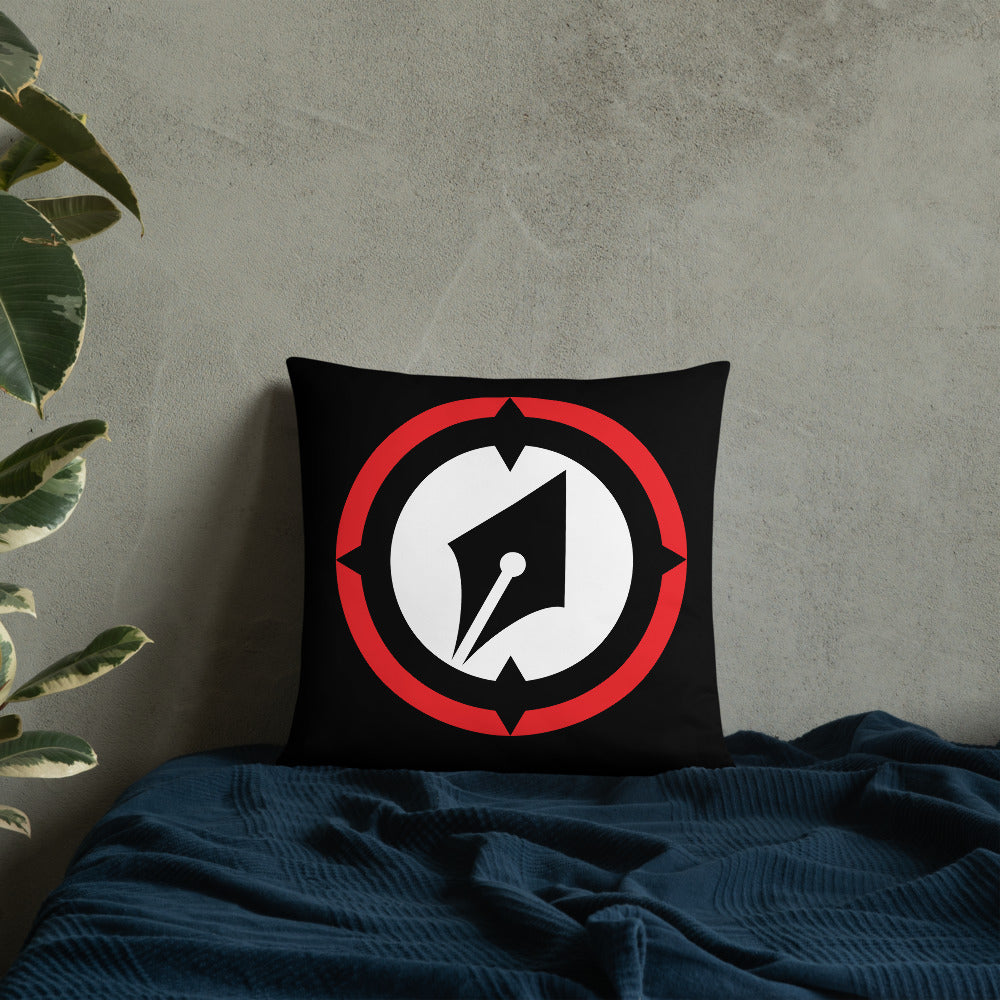 Magnetic Logo Throw Pillow