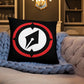 Magnetic Logo Throw Pillow