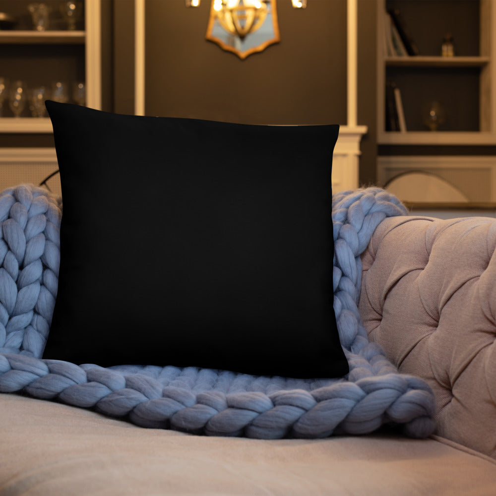 Magnetic Logo Throw Pillow