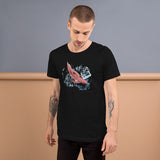 Terada Fish (on black) Unisex t-shirt