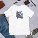 Terada Fish (on colors) Unisex t-shirt